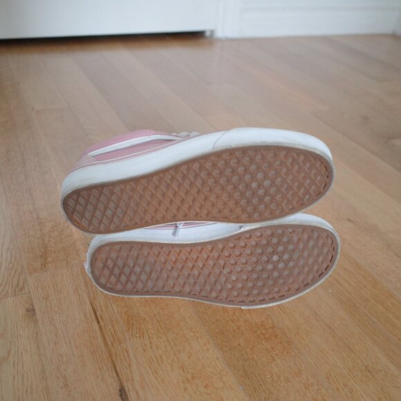 VANS Old Skool Low Top Pink White Suede - Picture 6 of 6